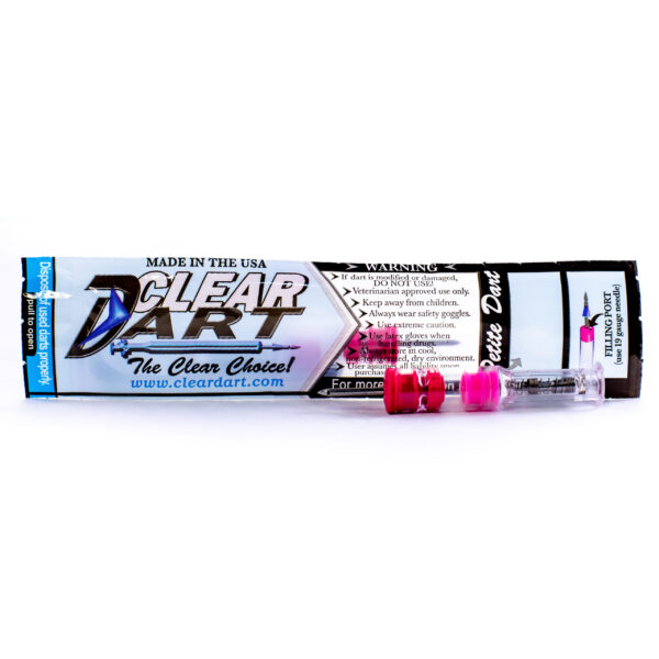 Clear Dart Petite Series Dart in Sanitary Packaging